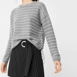 Mango Braided Cord Sweater